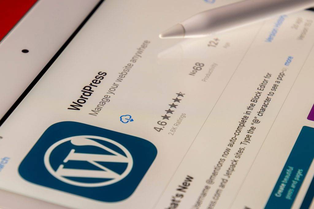 WordPress website for e-commerce